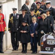 Prince George and Princess Charlotte warm hearts as Royals attend Queen's funeral (PA)