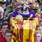 King Charles III's handwritten message for the Queen on day of funeral .