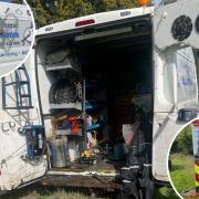 Car mechanic finds his van in a field, ransacked, with 40K in tools stolen