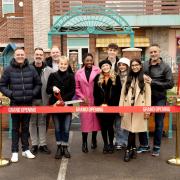 Coronation Street stars opened the new set