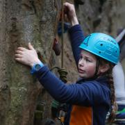 Girls enjoying the facilities at Girlguiding's Foxlease in Lyndhurst