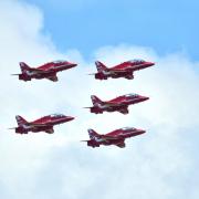 BOURNEMOUTH Airport will be used as a base by the Red Arrows once again as they prepare for Goodwood Festival of Speed.