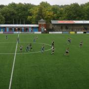 Wimborne claimed an impressive 2-1 win over Dorchester at the Avenue Stadium