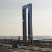 Portal on Bournemouth beach this morning