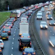 Delays after three car pileup on A31 Westbound