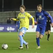 Keelan O'Connell, left, was expected to feature for Weymouth against Wimborne