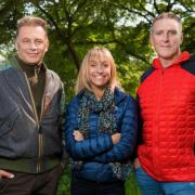 Winterwatch/Springwatch team Chris Packham, Michaela Strachan and Iolo Williams