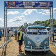 Martin and his award winning camper