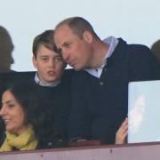 William and George's trip to watch Aston Villa was the first public outing for the pair since the Princess of Wales - Princess Kate - announced she had cancer.