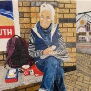 Adilson Naueji met a woman called Maureen at the Boscombe bus station near the Sovereign Centre which led to the striking and perceptive portrait that won the first Lighthouse Open Call Exhibition.