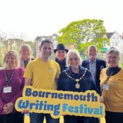 The Bournemouth Writing Festival began in the bandstand in the Lower Gardens.