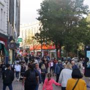 General view of Commercial Road in Bournemouth town centre