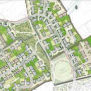 asterplan for the Ham Farm development – showing other proposed and already agreed developments.