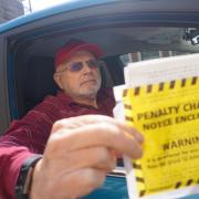 Stanley Merran who was given a parking ticket in Heathcote Road, Boscombe