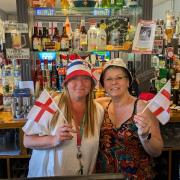 Kelly Stevenson and Donna Couderc at the Sydney Arms, Dorchester