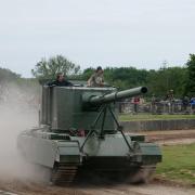 A vast array of tanks and re-enactments were on display at Tankfest.