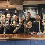 The team at The Cricketers Arms