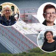 Lynne Hubbard, Cllr Sandy West and Cllr Carralyn Parkes share their opinions on the barge closure