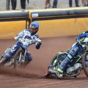 Poole Pirates Speedway v Scunthorpe Scorpions in KO Cup semi final at Wimborne Road.