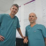 Phil Witte and Harry Scott, owners of Wessex Veterinary Orthopaedics