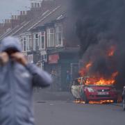 Pockets of rioting erupted across England after three girls were murdered in Southport while at a summer holiday club (Owen Humprheys/PA)