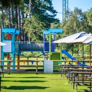 The children's play area at The Drift Inn