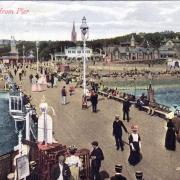 Bournemouth Pier, taken from an old postcard.