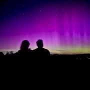 The Northern Lights over north Dorset