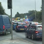 Long delays after incident on A31