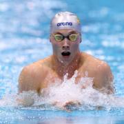 Harry Stewart is comepting in the s14 100m breastsroke at the Paris Paralympics