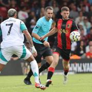 AFC Bournemouth v Newcastle  in first home game of the season at Vitality Stadium. and 125th asnniversary celebration. Ryan Christie.