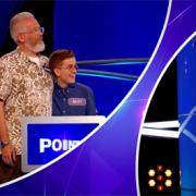 Daisy Colebeck and her dad on Pointless