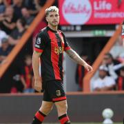 AFC Bournemouth v Newcastle  in first home game of the season at Vitality Stadium. and 125th anniversary celebration. Marcos Senesi.