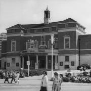 Old Echo Print 1964. Swimming Baths at Bournemouth Pier Approach..