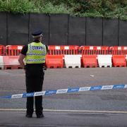 Police cordon in Bournemouth, file image