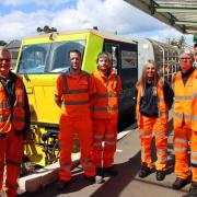 Balfour Beatty NR weed-killing train Tuesday 11 June 2024