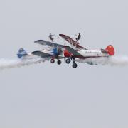 Bournemouth Air Festival 2024 - AeroSuperBatics Wingwalkers