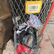 Mail inside a post box was set alight on September 8.