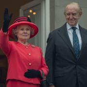 Imelda Staunton as Queen Elizabeth II and Sir Jonathan Pryce as the then-Duke of Edinburgh from the final season of The Crown (Netflix/PA)