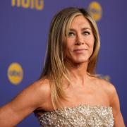 Jennifer Aniston arrives at the 76th Primetime Emmy Awards (AP Photo/Jae C. Hong)