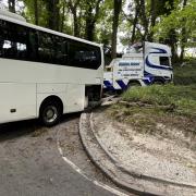 The coach was stranded on Zig Zag Hill, Shaftesbury