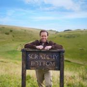 Olly Murs in Scratchy Bottom in Dorset