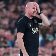 Sean Dyche shows his frustration during Everton’s Carabao Cup exit against Southampton (Peter Byrne/PA)