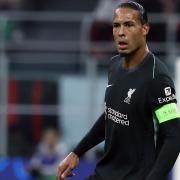 Virgil van Dijk scored in the San Siro (Fabrizio Carabelli/PA)