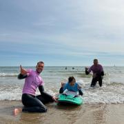 'Everybody deserves a chance to catch a wave' Para surfing event in Bournemouth