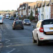 Stock picture.Bournemouth Road in Parkstone.