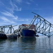 The Dali lost power and slammed into the bridge, bringing it down (AP Photos/Mike Pesoli, File)