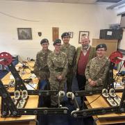 Dick Strawbridge at the Royal Signals Museum, Blandford Camp