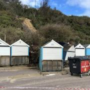 Landslide at Durley Chine