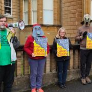 OBJECTORS: Eco activists campaign against incinerator plans